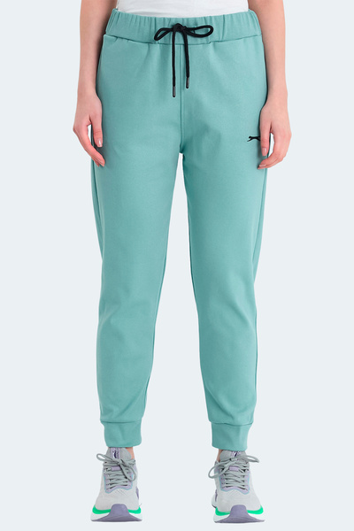 Slazenger Veteran Rbn Women's Green Sweatpants with Pockets