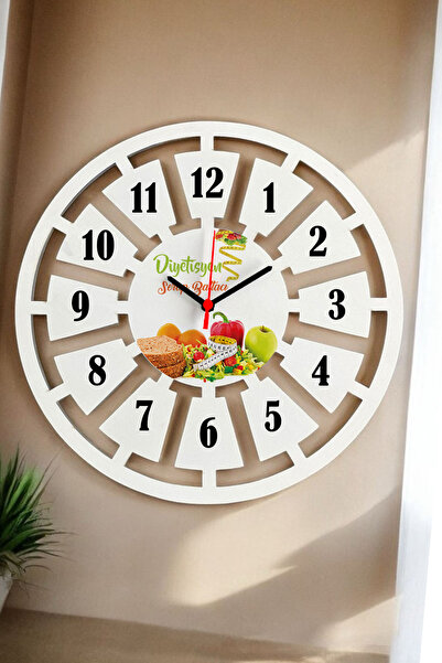 Hediyelen Beslenme ve Diyetetik Uzmanına Hediye Duvar Saati 40cm