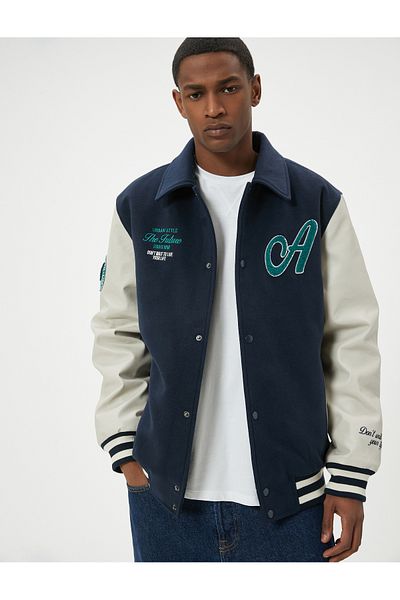 Koton Ανδρικό μπουφάν Navy Blue (Κωδικός μοντέλου: 5Wam20022Hw)