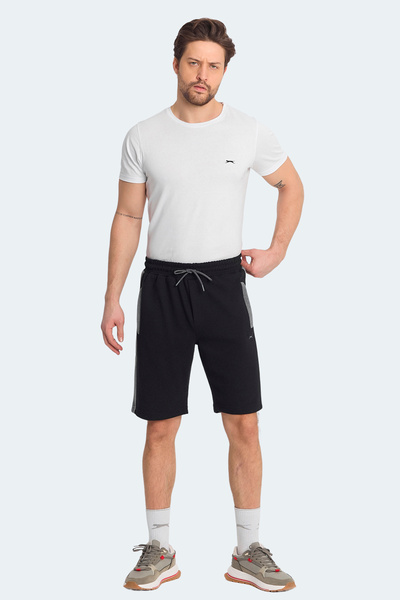 Slazenger NANDO I Erkek Cepli Siyah Şort