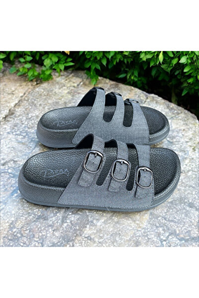 Pienn Soft Orthopedic Sole Slippers. Adjustable to Foot Shape Slippers with Know-Buckle