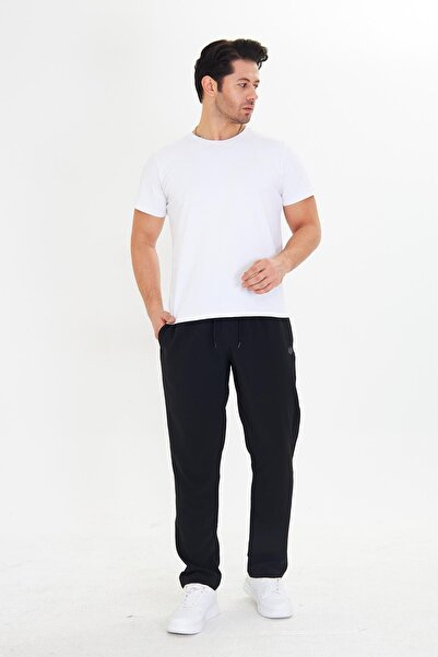 Marco Ferry Men's Stretchfit Stretch Sweatpants Black 2660-S