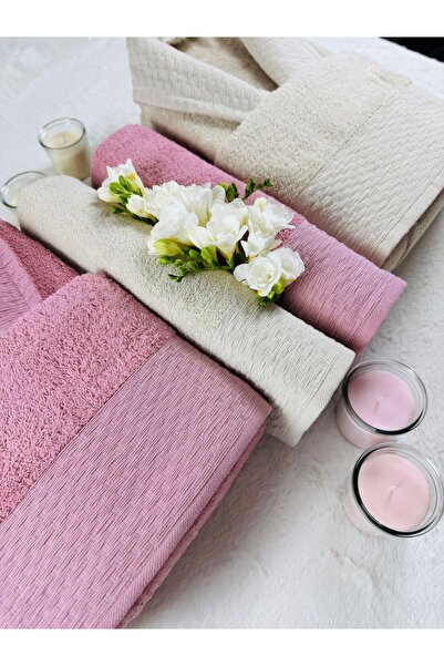 kubbe Σετ οικογενειακών μπουρνούζιων γάμου 6 τεμαχίων- Σαπούνι