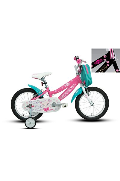 Carraro Moggy Kız Çocuk Bisikleti 310h V 20 Jant Siyah Altın Pembe