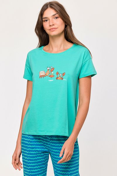 Woody Women's Turquoise Pajamas