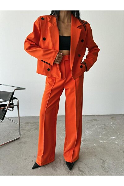 JANES Jacket - Pants Suit - Orange