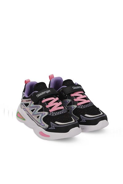 Slazenger Kyrie Girls' Sneaker Shoes Black / Purple