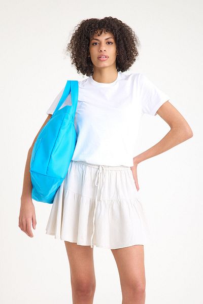 Hedwig Design Geantă de umăr cu căptușeală colorată premium pentru femei / Geantă de plajă / Geantă de mână casual (4 buzunare)