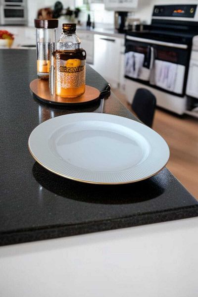 IKEA Ofantligt Service for 6 Persons 28 cm Gilded Porcelain