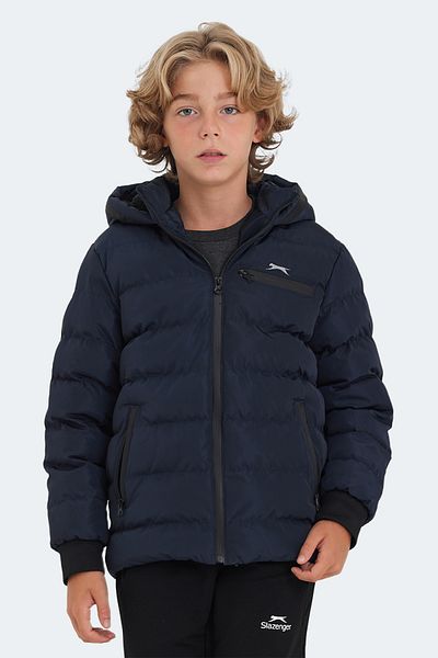 Slazenger Детско унисекс палто и яке CAPTAIN, тъмносиньо