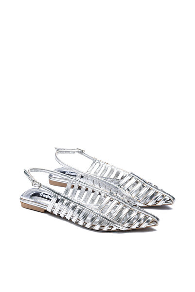 Dedos 9105 Women's Pointed Toe Open Back Ballerinas