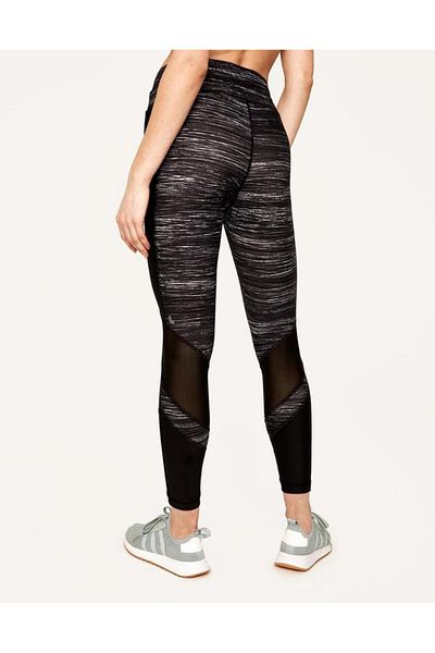 Lole Women Mid Rise Burst Ankle Leggings Black Riga Sports Leggings