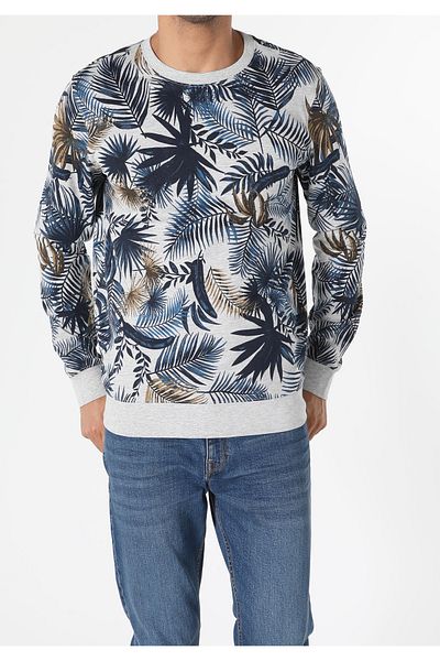 Colin's Regular Fit Men's Gray Sweatshirt