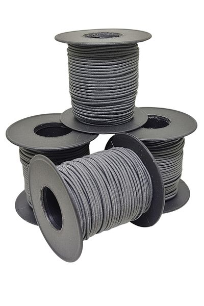 PARACORD 1.5 mm Rubber Rope 4 Reels (80 Meters Total) Firebird