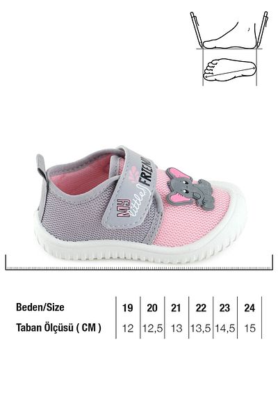 GEZER Baby Girl Summer Linen Single Velcro Adjustable Comfortable Sole Home School Nursery Casual Shoes