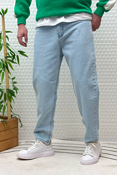 WAFRA Erkek Yıkamalı Boyfirend Kot Pantolon