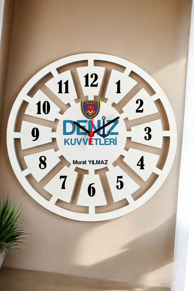 Hediyelen Deniz Kuvvetleri Duvar Saati 40cm
