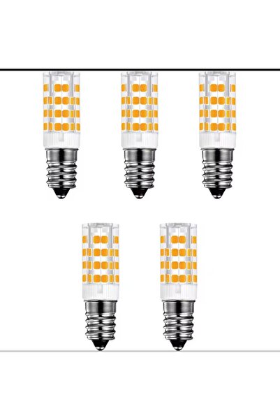 Osaka Light 5'Li Paket 12w E14 Duylu 3000k Gün Işığı SARI IŞIK 970 Lümen A Enerji Led Mısır Ampul 12W=90W