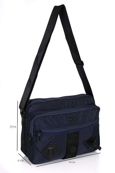 ÇÇS 31127 Τσάντα χιαστί με ιμάντα ώμου Navy Blue