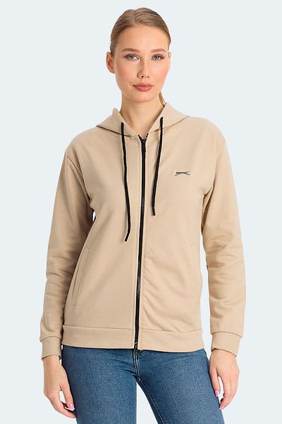 Slazenger Бежов дамски суичър