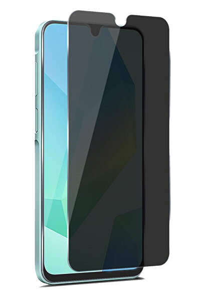 Samsung A16 Uyumlu Kırılmaz Cam Privacy Hayalet Tam Kaplayan Ekran Koruyucu