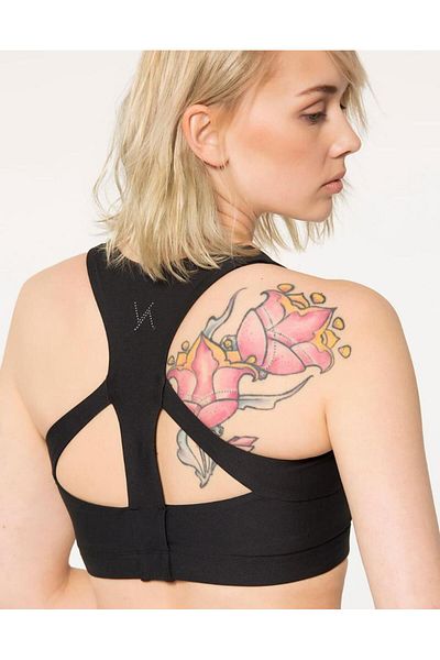 Vie Active Gabrielle Black Sports Bra