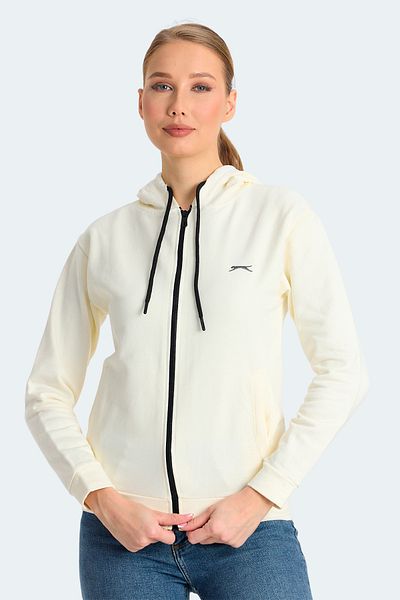 Slazenger Дамски екрю суитшърт Kinet
