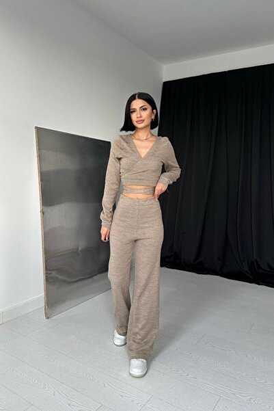 Nnstartshopping Ekşi̇oğlu Global Beige Knitwear Set