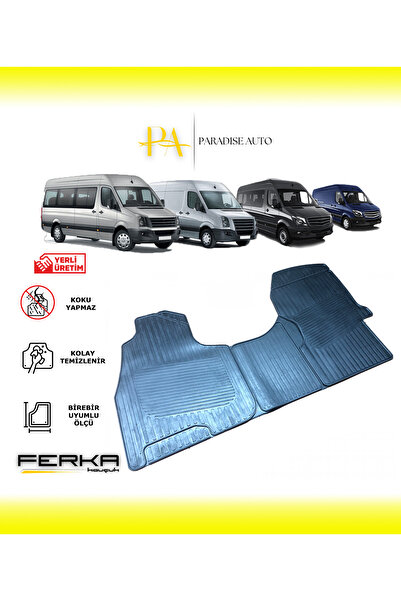 Paradise Auto Mercedes Sprinter 3 Parça 2006-2018 Uyumlu Oto Paspas