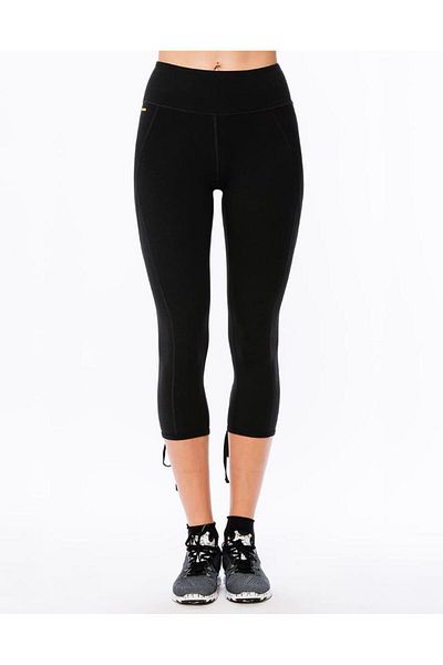 Lole Women Eliana Capri Black Sports Leggings