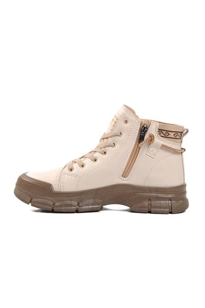 WALKWAY Γυναικείες μπότες Persei Z Beige-Brown