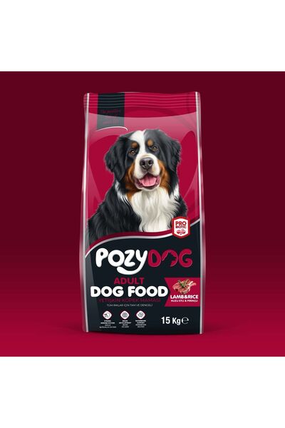 POZYDOG Kuzu Etli Yetişkin Köpek Maması 15 kg