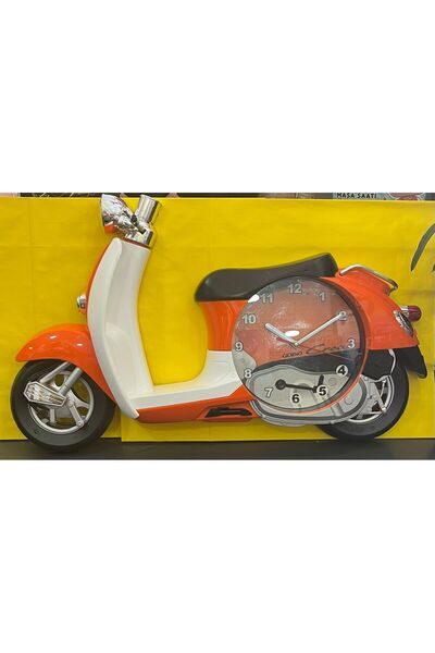 Uygun DUVAR SAATİ MOTORSİKLET ŞEKİLLİ GIORNO CLOCK
