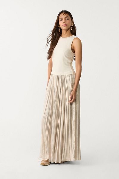 Stradivarius Contrasting Midi Dress Limited Edition