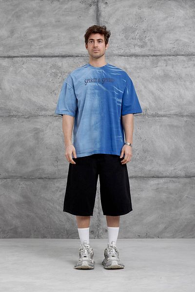 NOMARC Tricou supradimensionat lavabil Blue Spirit&Speed