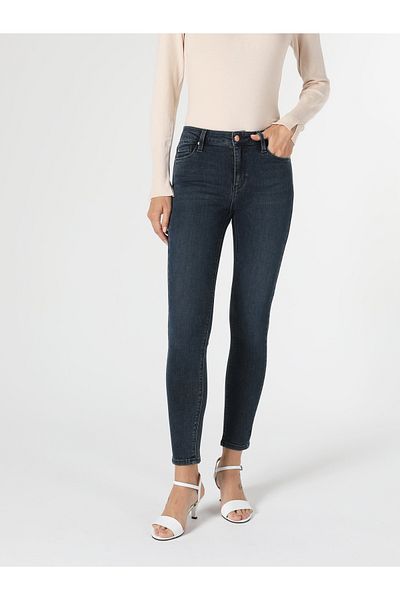 Colin's 759 Lara Super Slim Fit Mid Waist Skinny Leg Women's Denim Jean Trousers