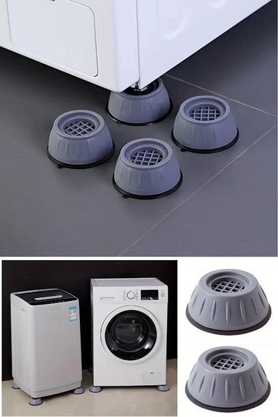 jetfast 12 Pieces Noise Canceling Anti-Slip Anti-Vibration Rubber Pad Feet Washing Machine Stopper