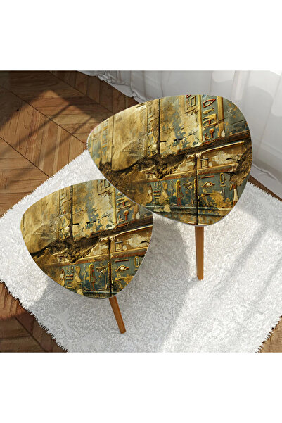 wudie Zigon Sehpa Yan Sehpa Orta Sehpa Ahşap Ayaklı mobilya Ahşap