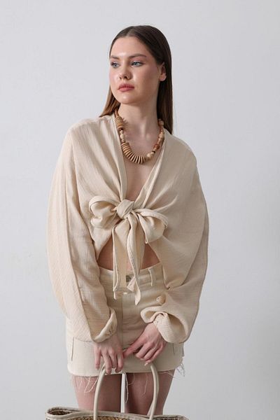 trend henna Beige Blouse - Categories and Times That Will Not Be Oden