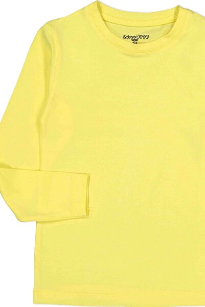 Divonette Uzun Kollu 3'Lü Set Düz Renkli Tişört - Kız Erkek Çocuk