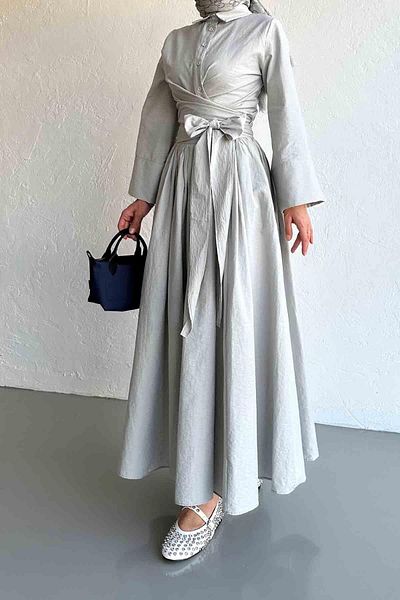 Moca Valencia Gray Double Suit Set
