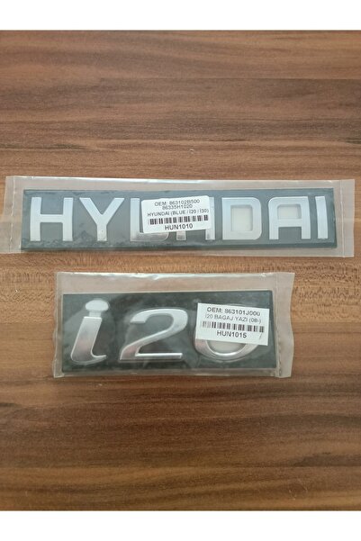 restinal مجموعة حروف صندوق السيارة Hyundai İ20 مكونة من 2 Hyundai وi20