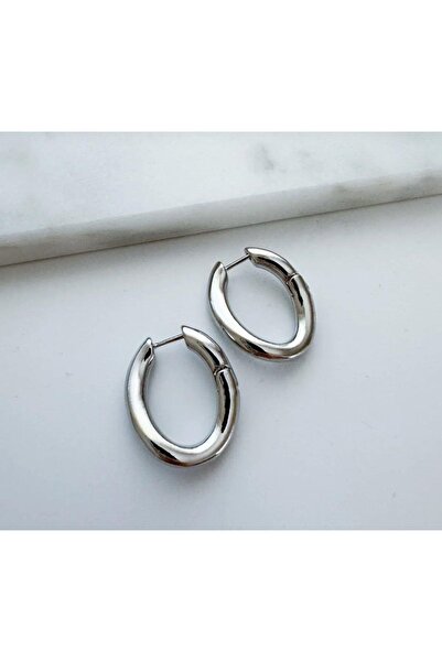 Venus Design Çelik dalgalı halka küpe