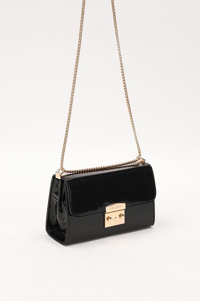 Levidor 930182   Bag Black Patent Leather Women's Shoulder Bag
