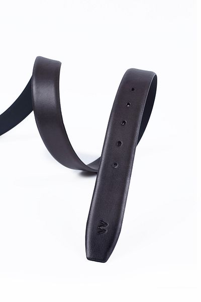Hemington Handmade Dark Gray Classic Leather Belt