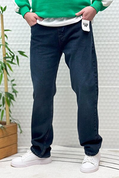 WAFRA Ανδρικό τζιν παντελόνι με ελαστική μέση άνετο