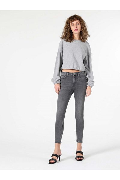 Colin's 759 Lara Super Slim Fit Γυναικείο τζιν παντελόνι με στενό πόδι στη μέση