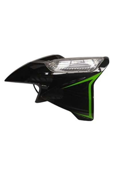MOTOSVN Kuba TK 03 Depo Alt Kapak Sağ Yeşil Sinyalli Komple