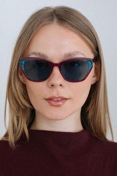 Bilge Karga Duartr Purple Blue Sunglasses