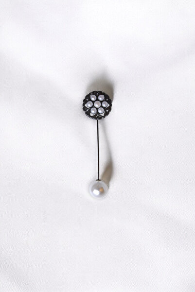 Trend aksesuar İncili Metal İğne Broş